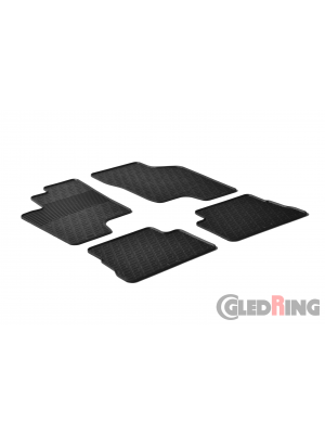 Original Gledring Passform Fußmatten Gummimatten 4 Tlg. - Hyundai Getz 2002 ->